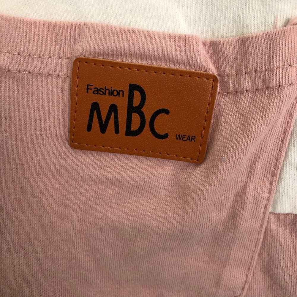Fashion MBC Wear | Pink Color Block Shirt 12 - Picture 2 of 4